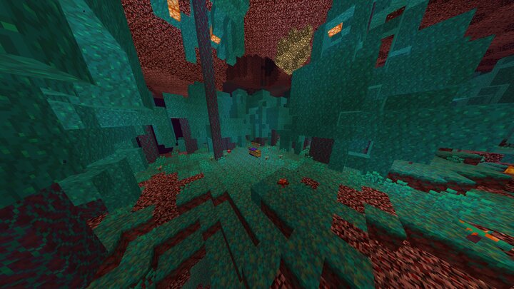 Nether Survival - Warped Forest Minecraft Map