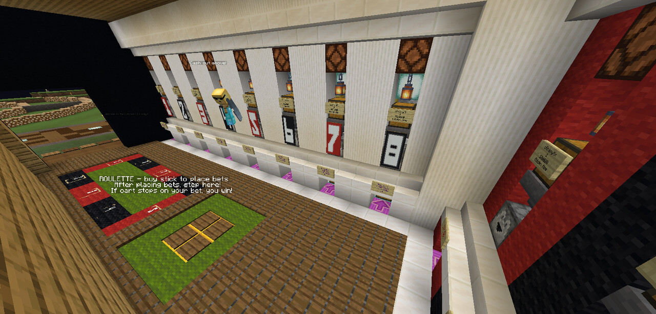 Redstone Casino [with chest shop mod] Minecraft Map
