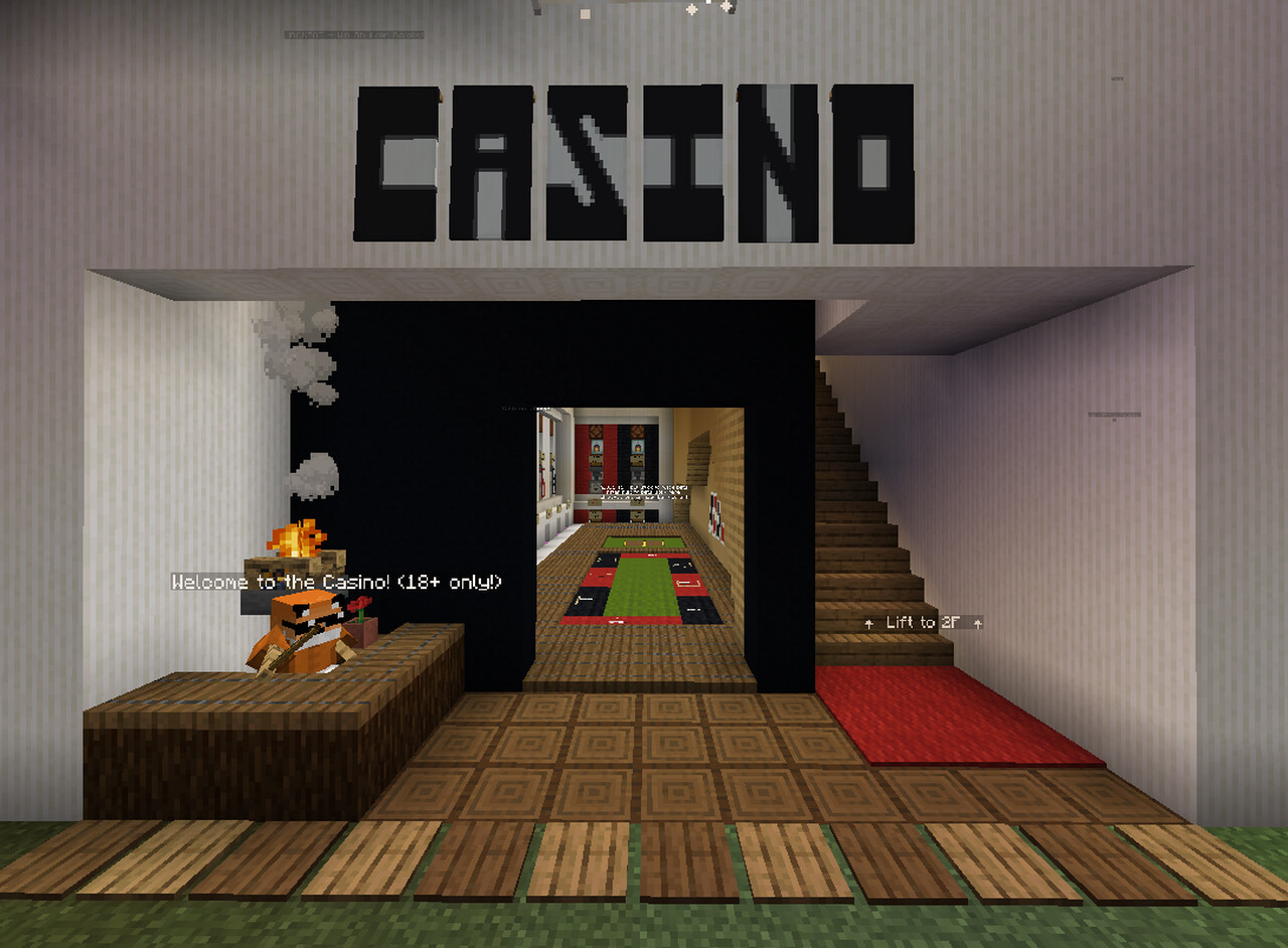 Redstone Casino [with chest shop mod] Minecraft Map