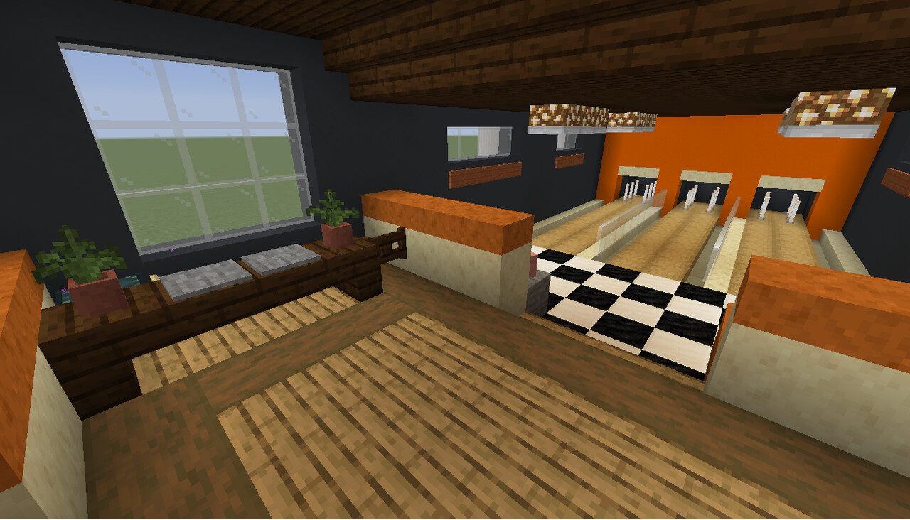 Three Strikes Bowling Alley Metropolis Contest Minecraft Map