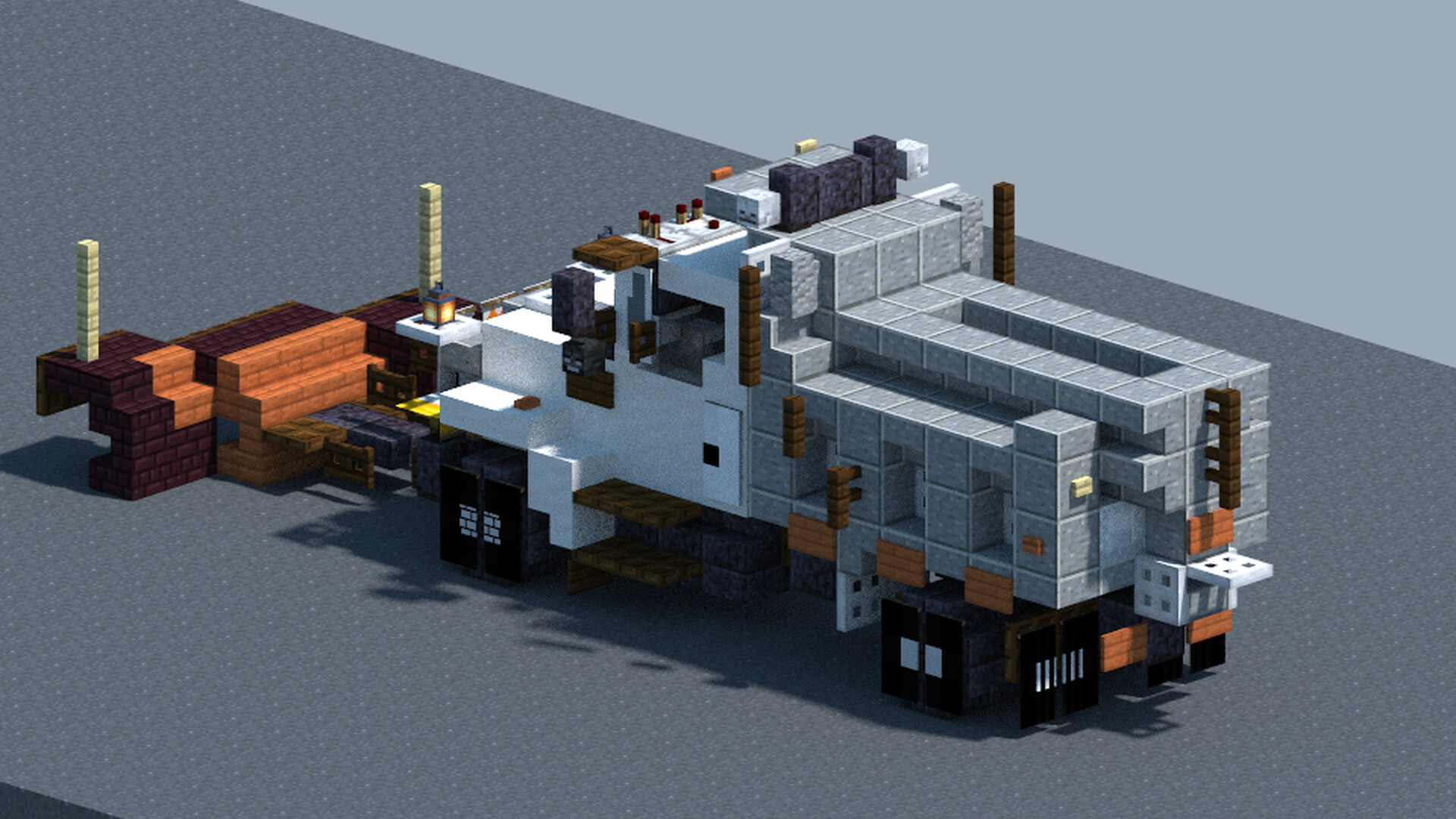 International Workstar 7300, Snow Plow [With Download] Minecraft Map