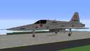 Northrop F-5E Tiger II, 12:1 Scale Minecraft Map & Project