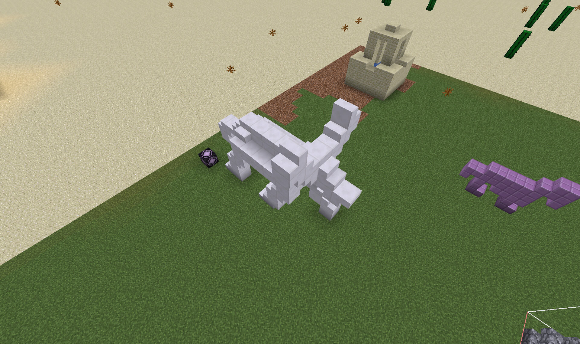 Small Elk statue Minecraft Map