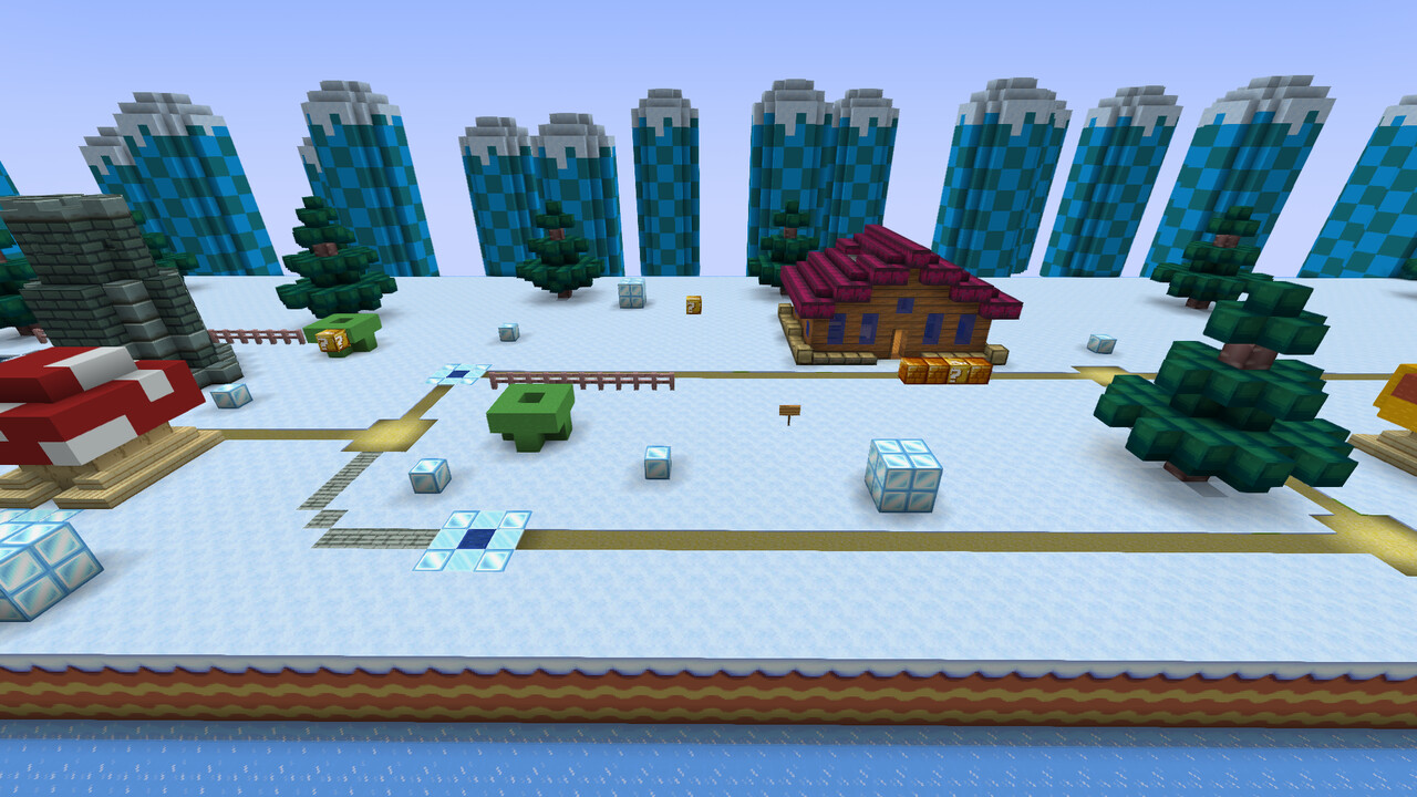 World 5 (New Super Mario Bros.) Minecraft Map