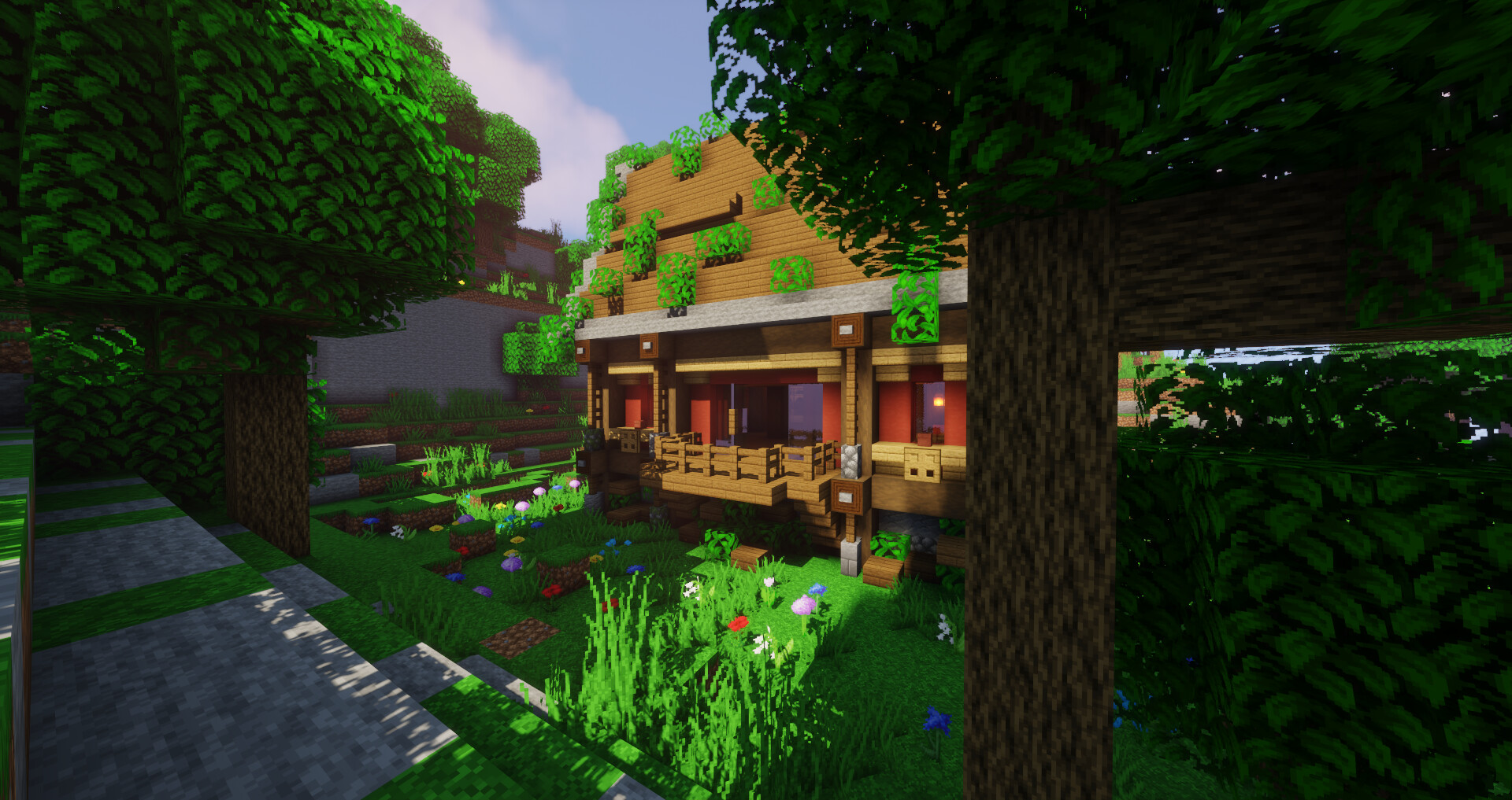Medieval Red House Minecraft Map