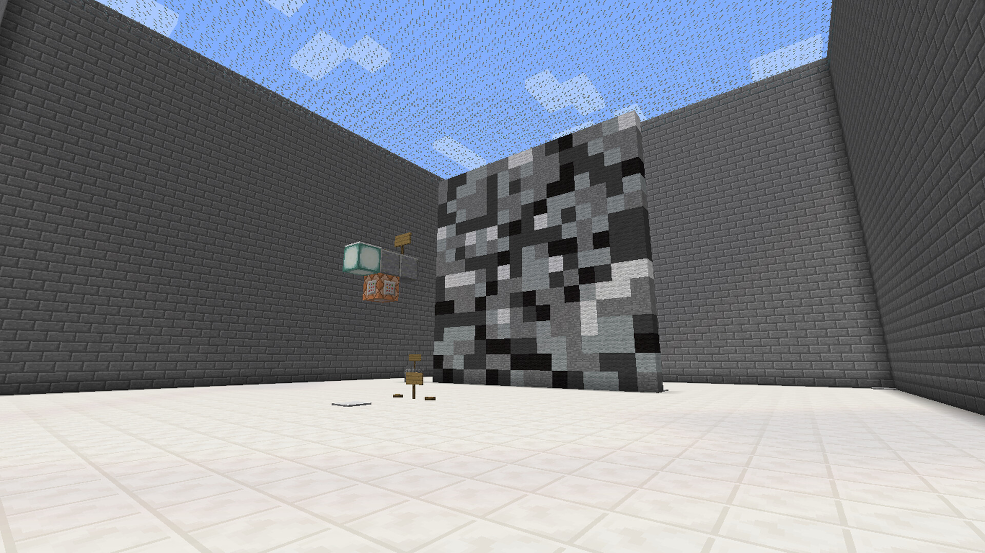 The 1x1 Texture Pixel Art Gallery Minecraft Map