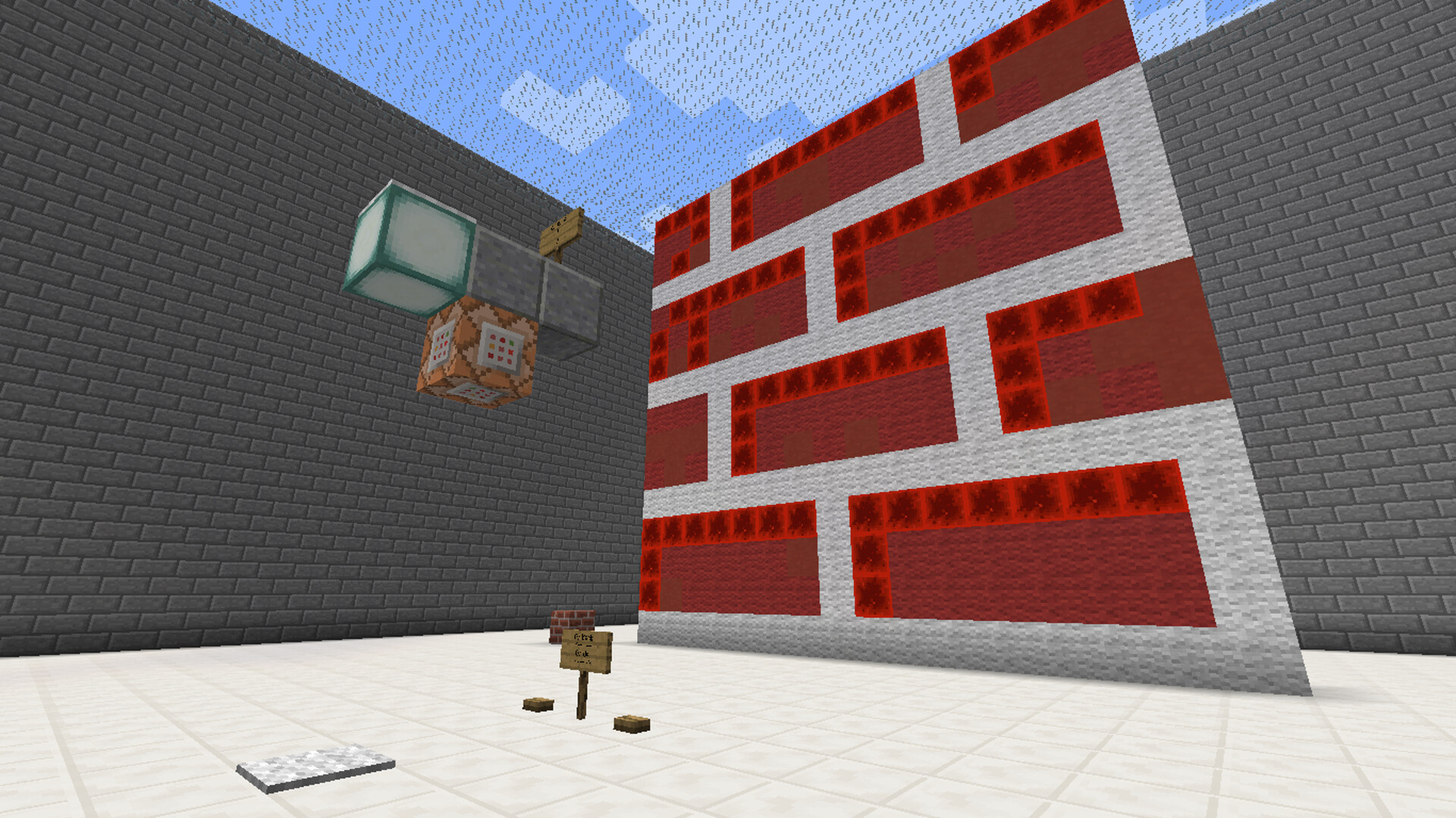 The 1x1 Texture Pixel Art Gallery Minecraft Map