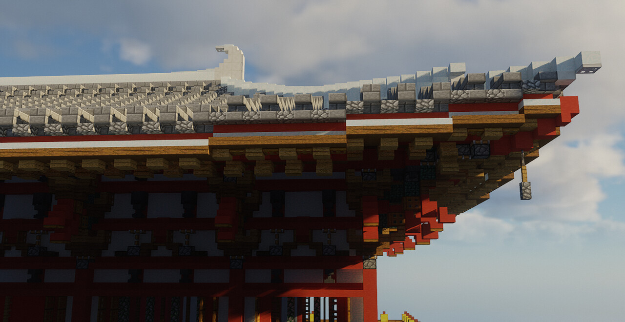 Chinese architecture 05 : Preview and details display Minecraft Map
