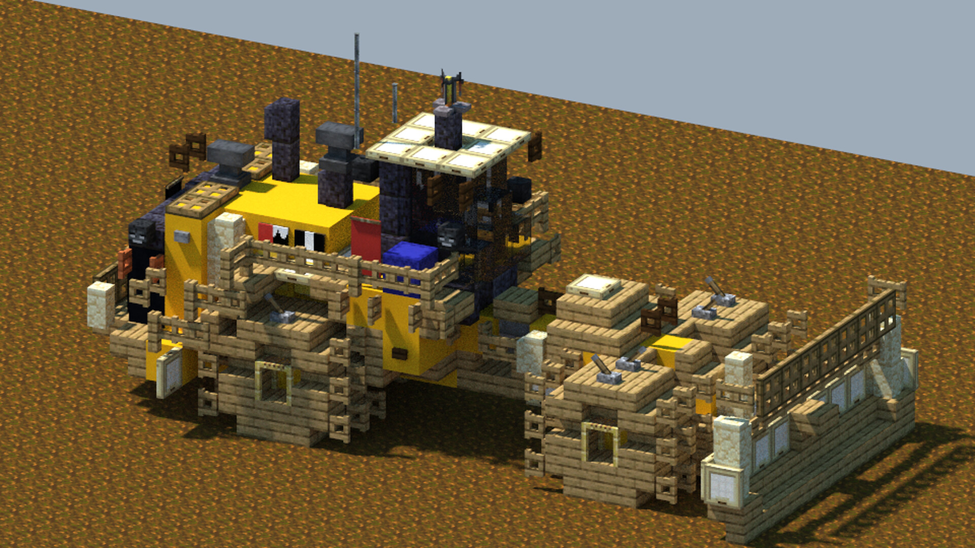 Cat 836K Landfill Compactor [With Download] Minecraft Map
