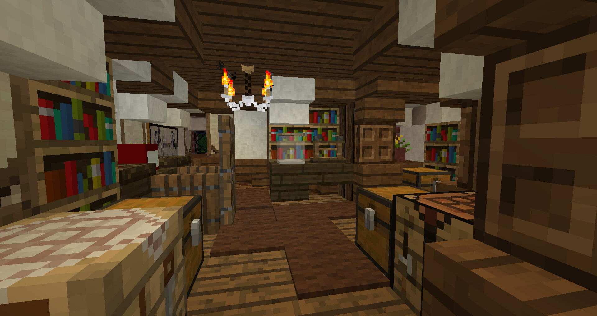 Interior Of Bagend Minecraft Map