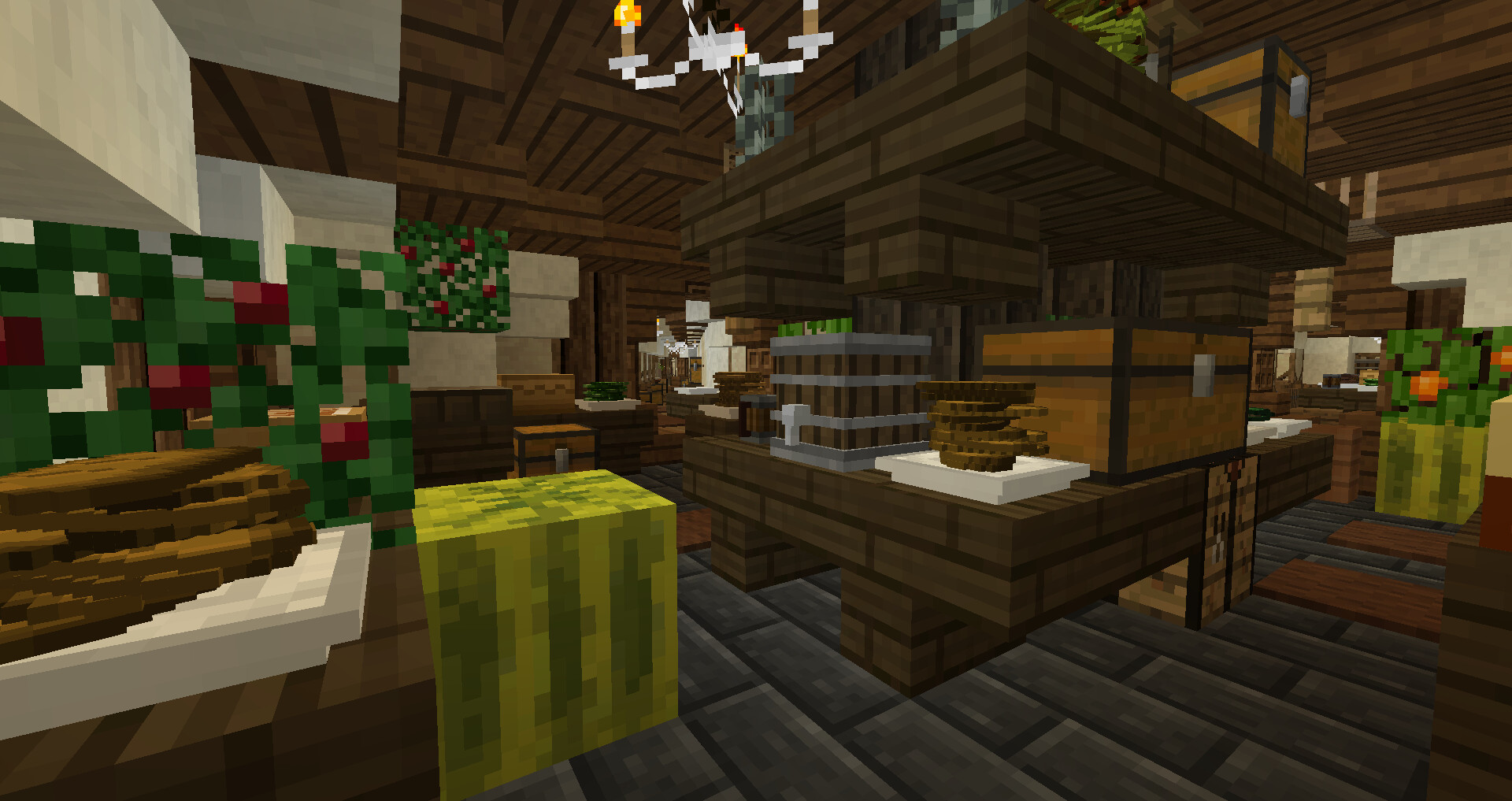 Interior Of Bagend Minecraft Map