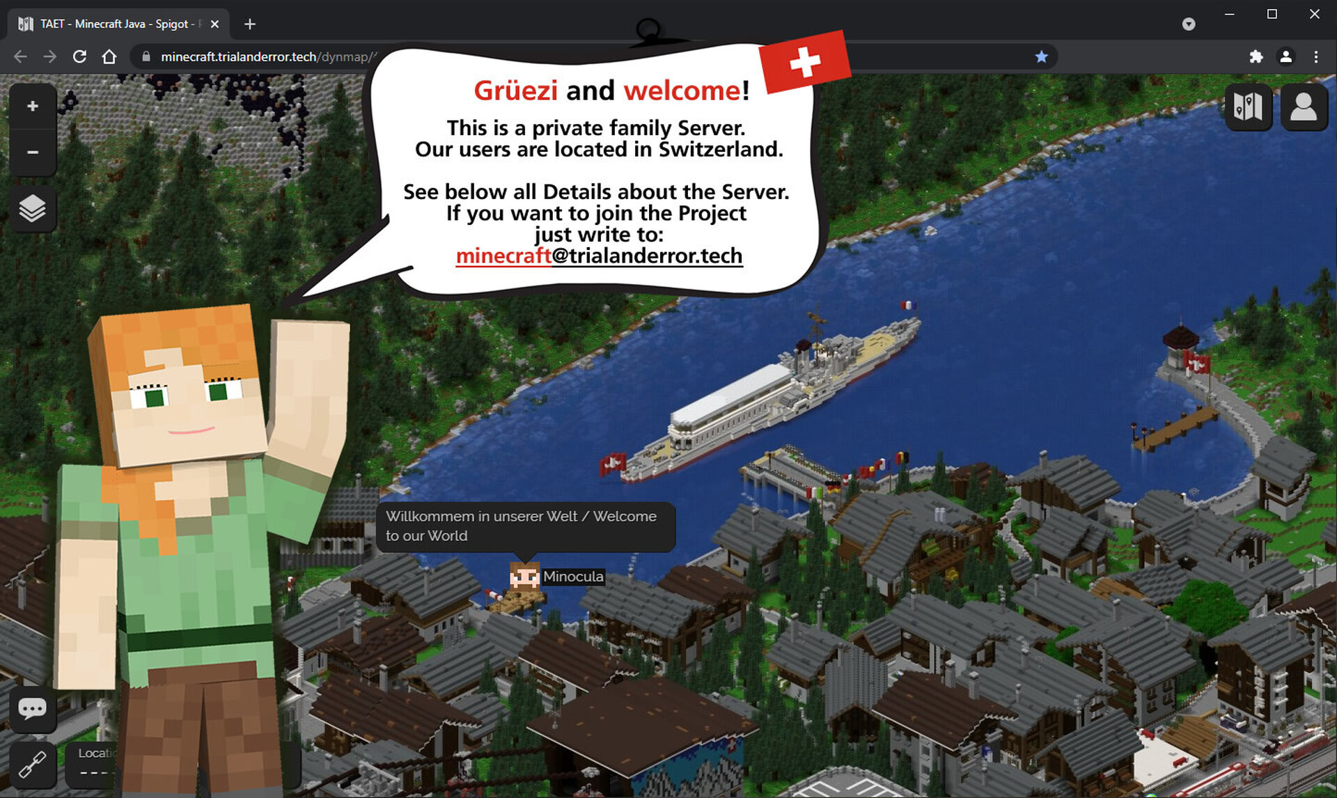 Experience and test period ended Minecraft Map