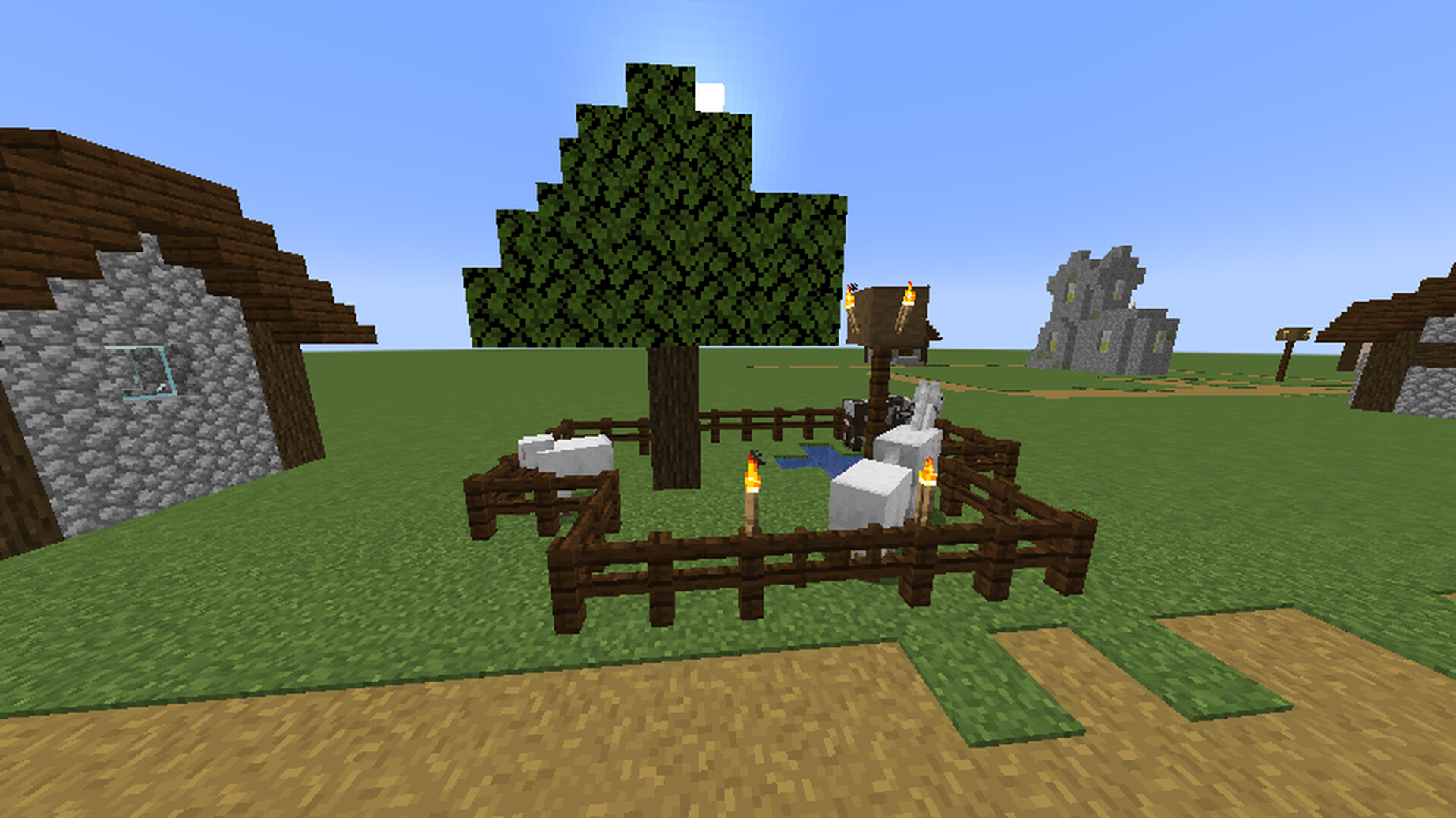 Custom Dark Oak Village Minecraft Map