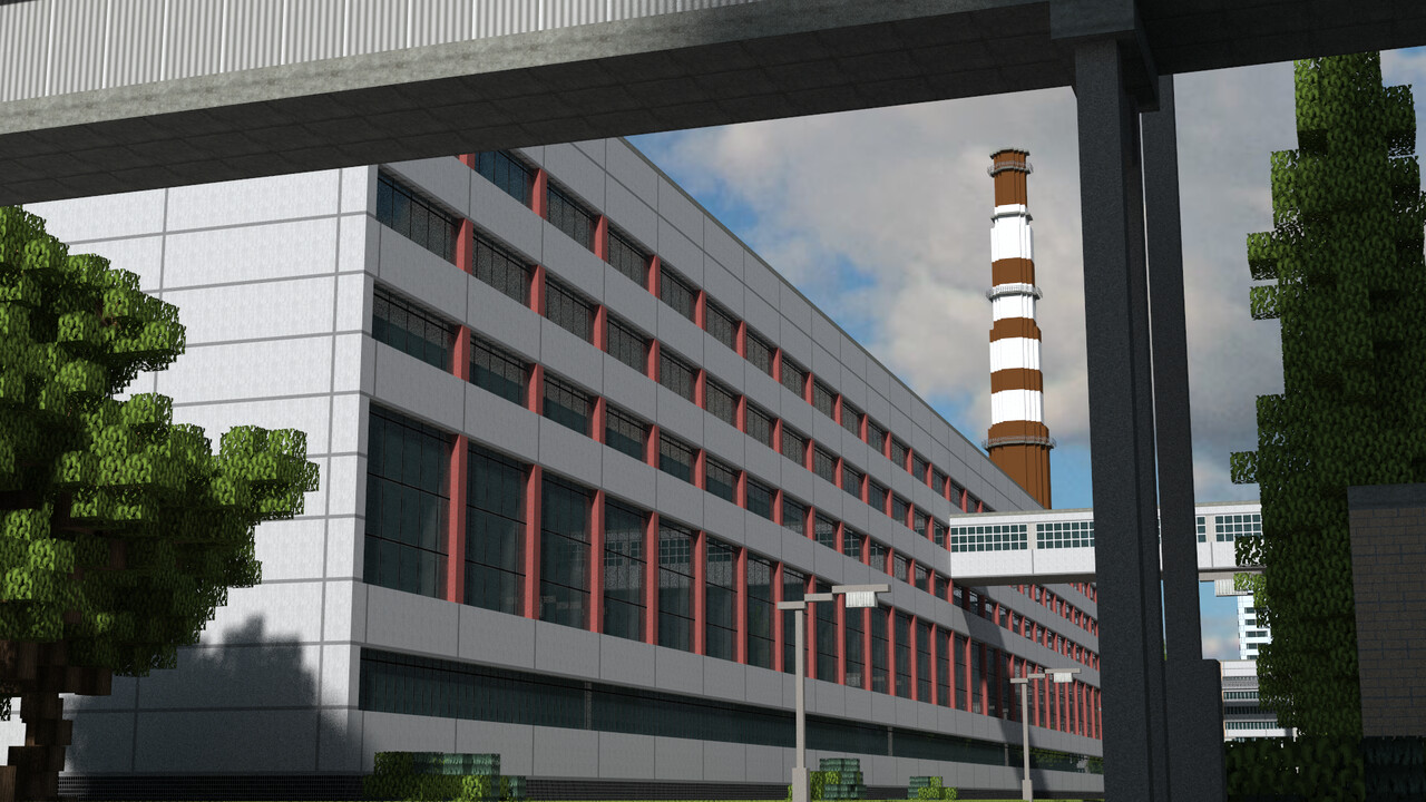 Soviet Metallurgical Plant "Sickle and Hammer" Minecraft Map