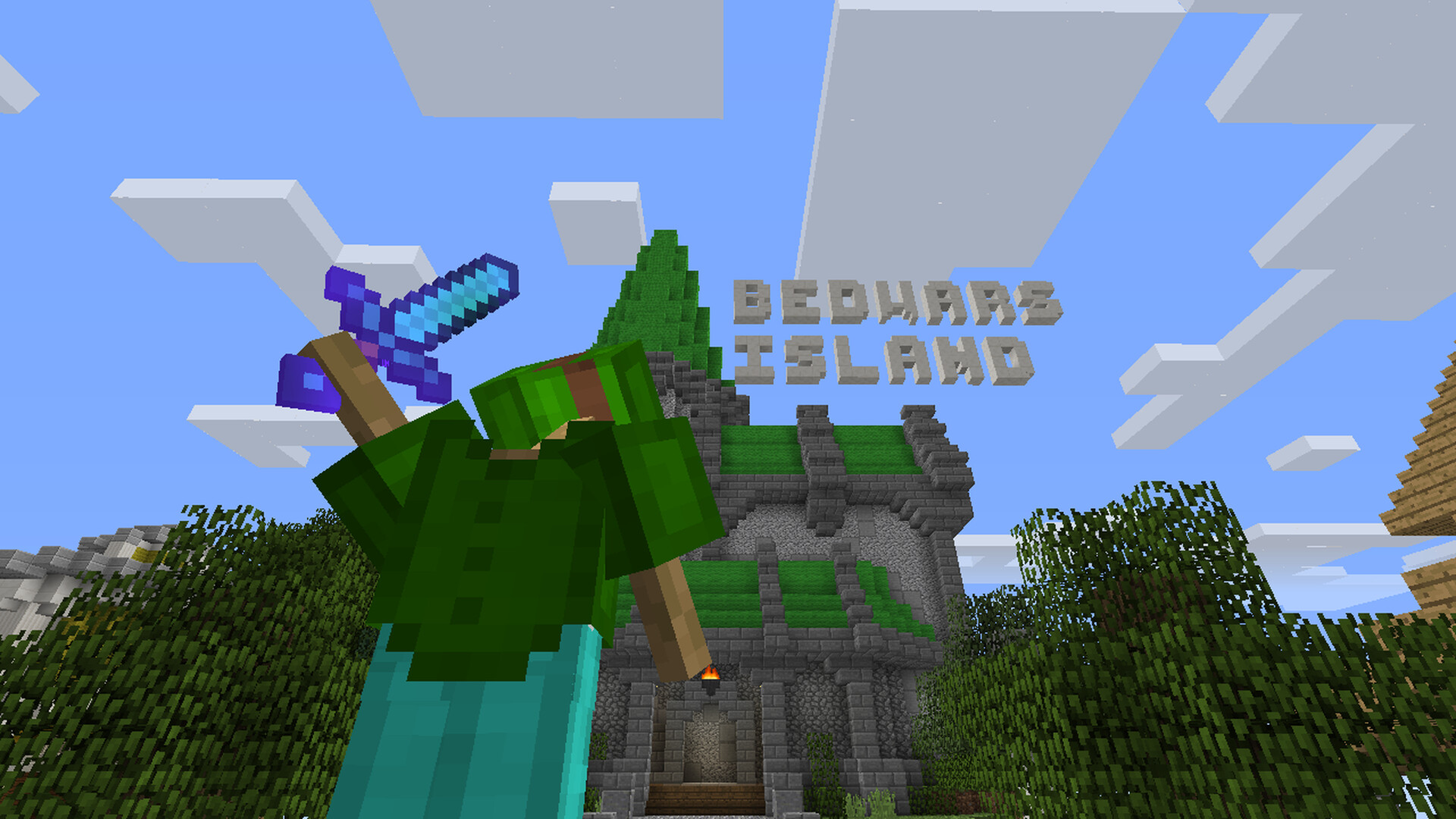 Bedwars Island | A Texture Pack Showcase Map Minecraft Map