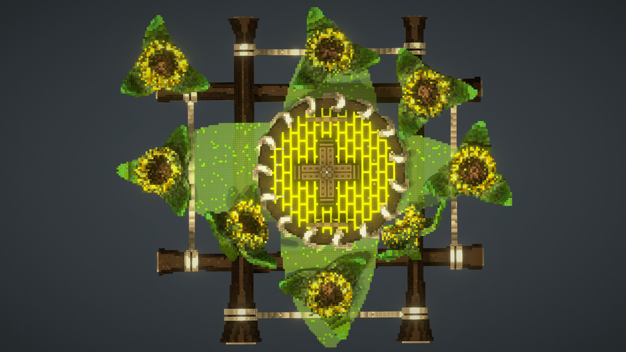 Skyblock sunflower hub Minecraft Map