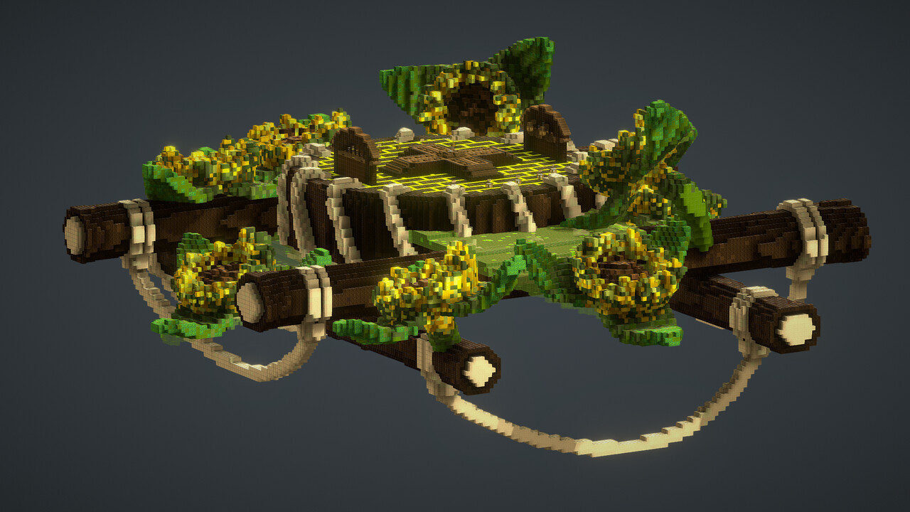 Skyblock sunflower hub Minecraft Map