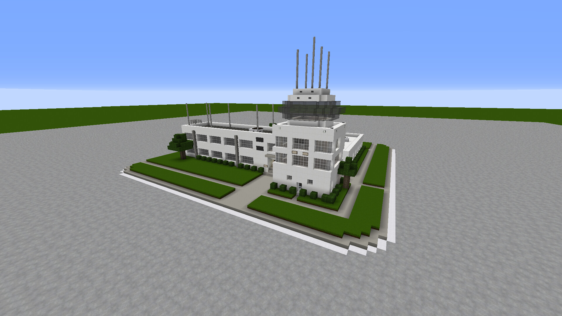 Flight Control Tower Minecraft Map