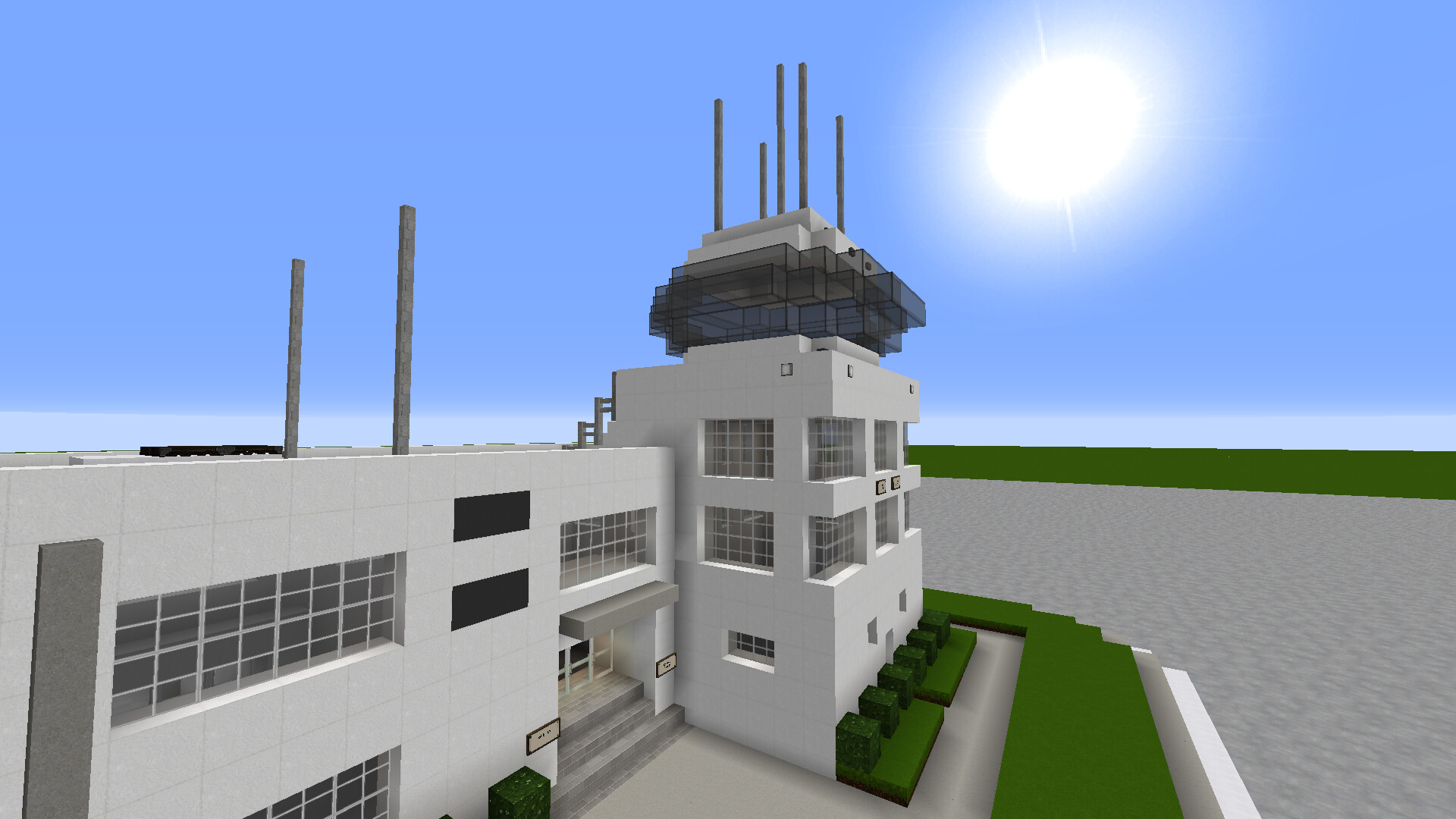 Flight Control Tower Minecraft Map