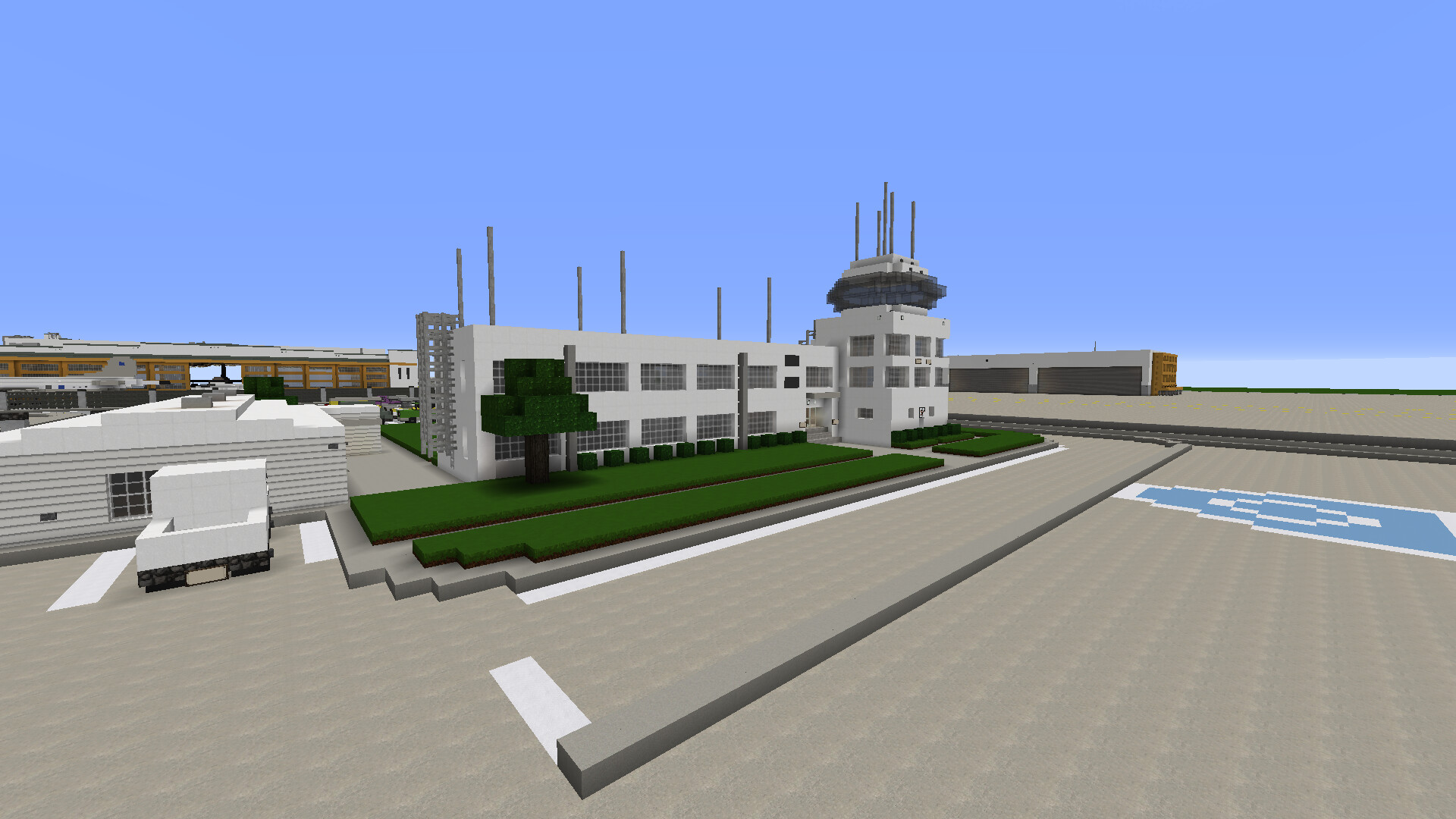Flight Control Tower Minecraft Map