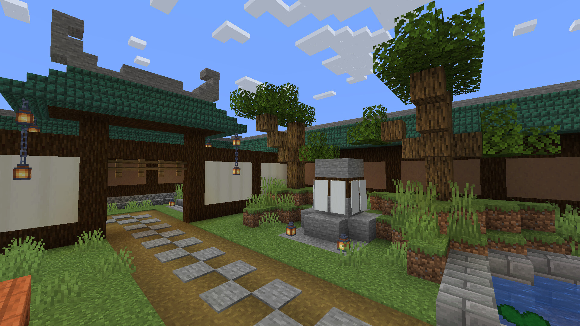 Eastern oriental style house - Verbena Estate III Minecraft Map