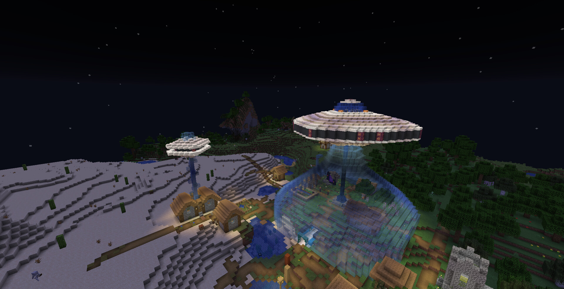 Giant UFO Minecraft Map