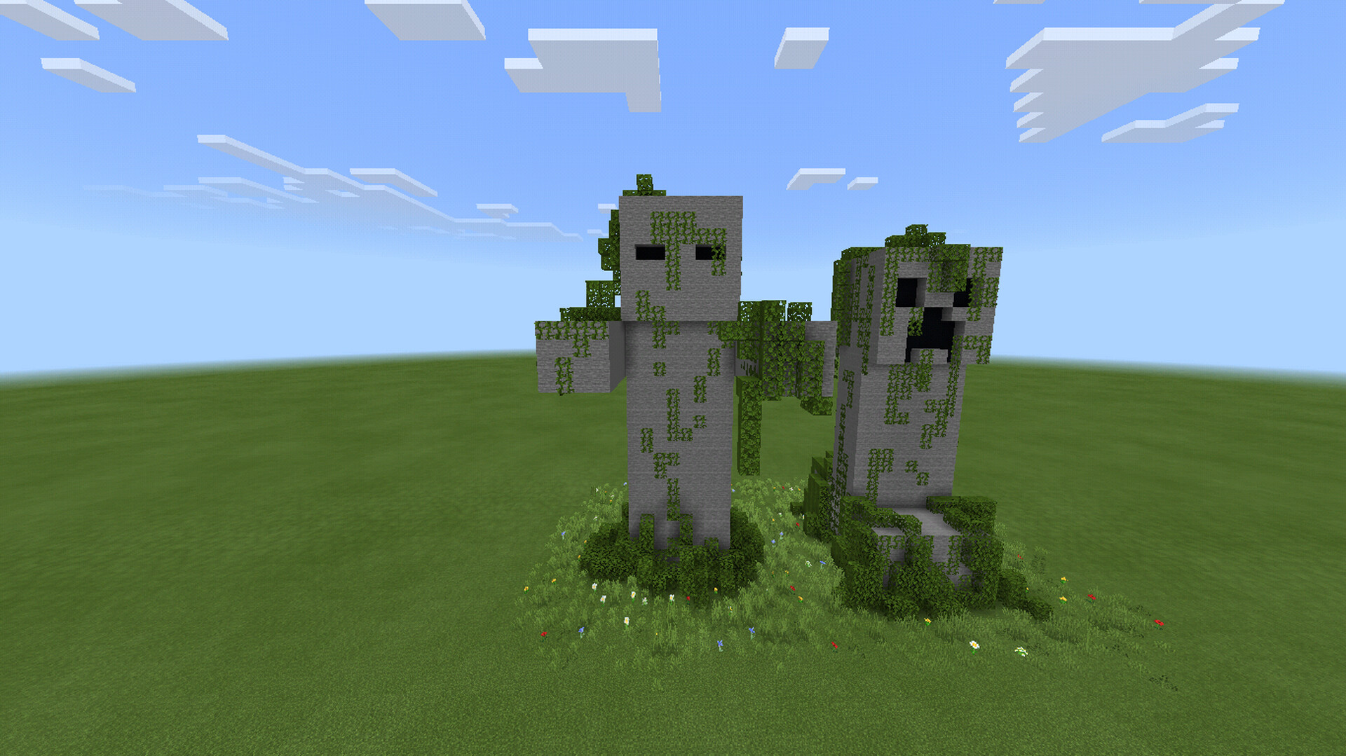 Zombie Statue Minecraft Map