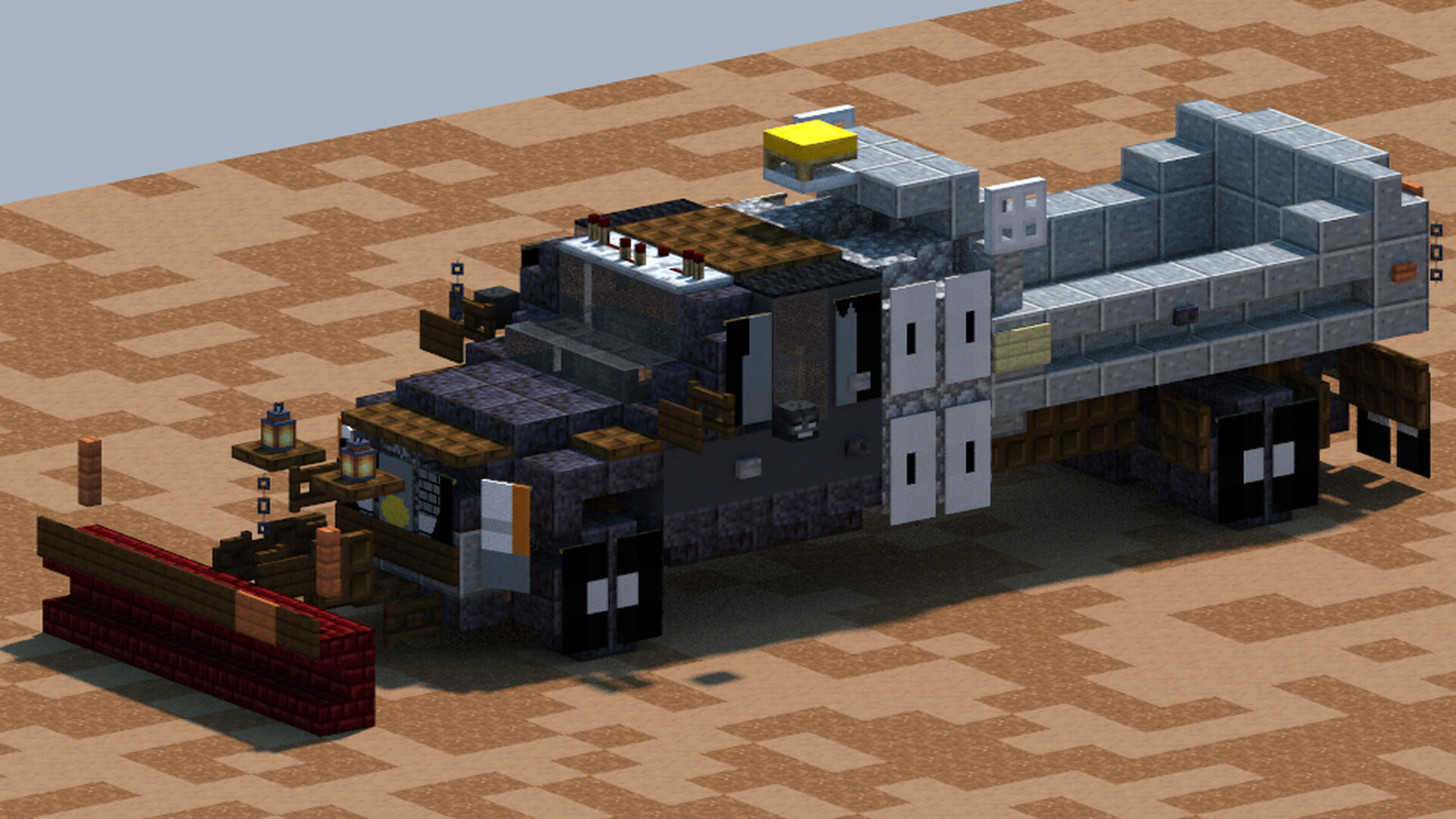 Chevy Silverado 3500hd, Snow Plow [With Download] Minecraft Map