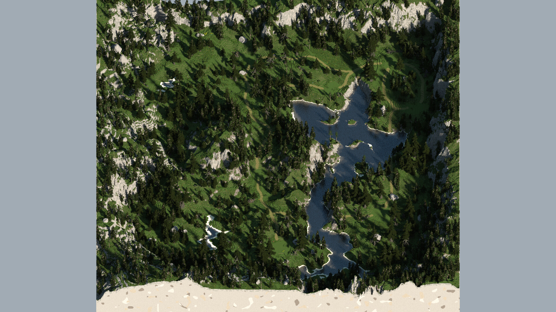 Forest Glade - 512х512 Minecraft Map