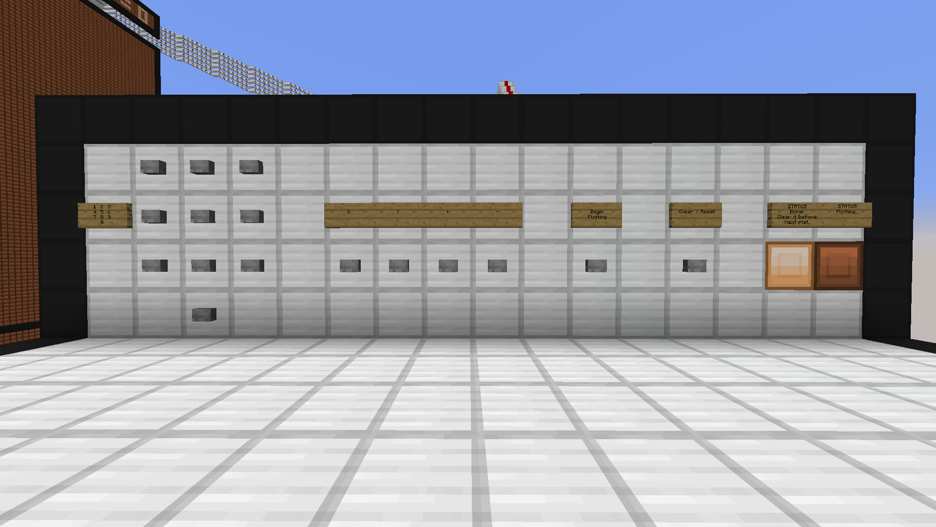 Redstone Graphing Calculator Minecraft Map