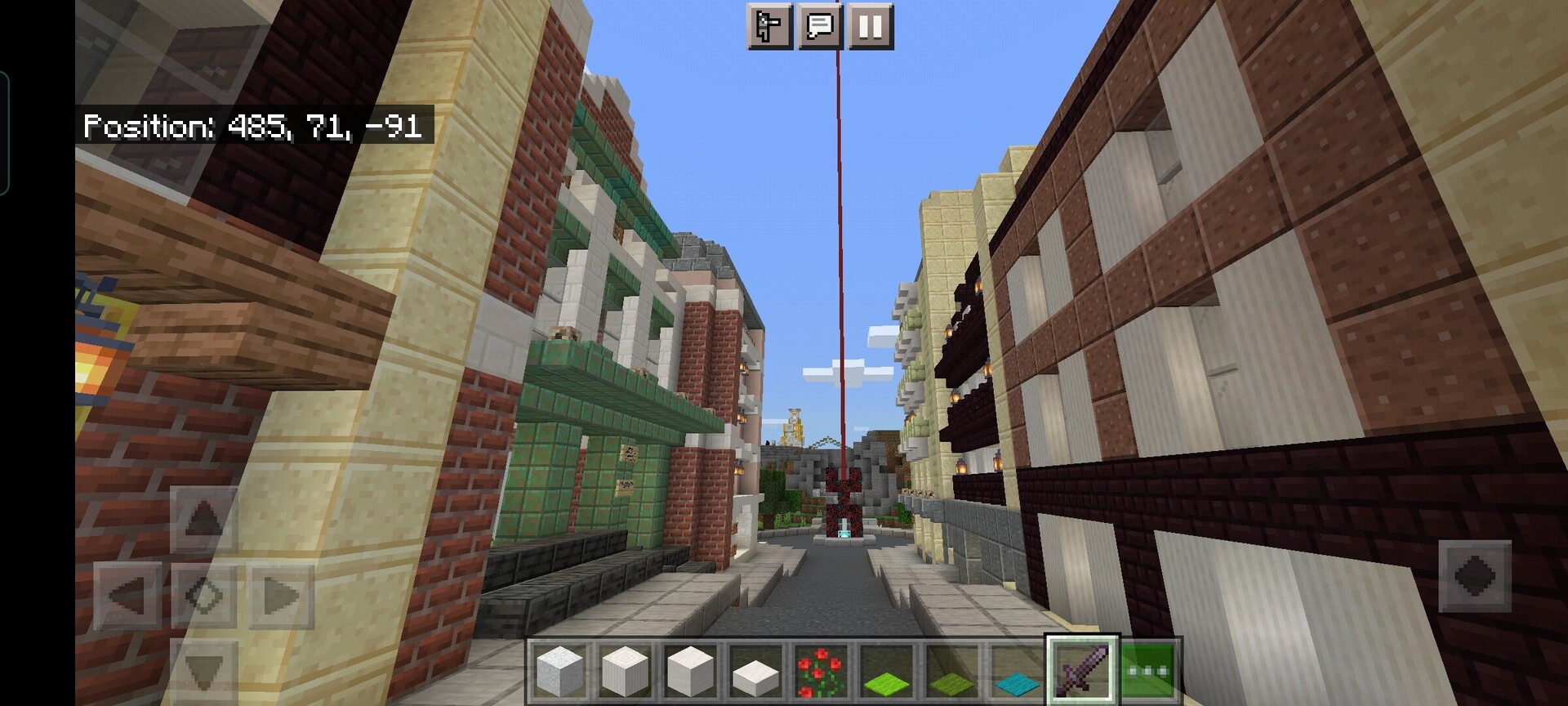 A French town with its Street houses 11 scaled Minecraft Map