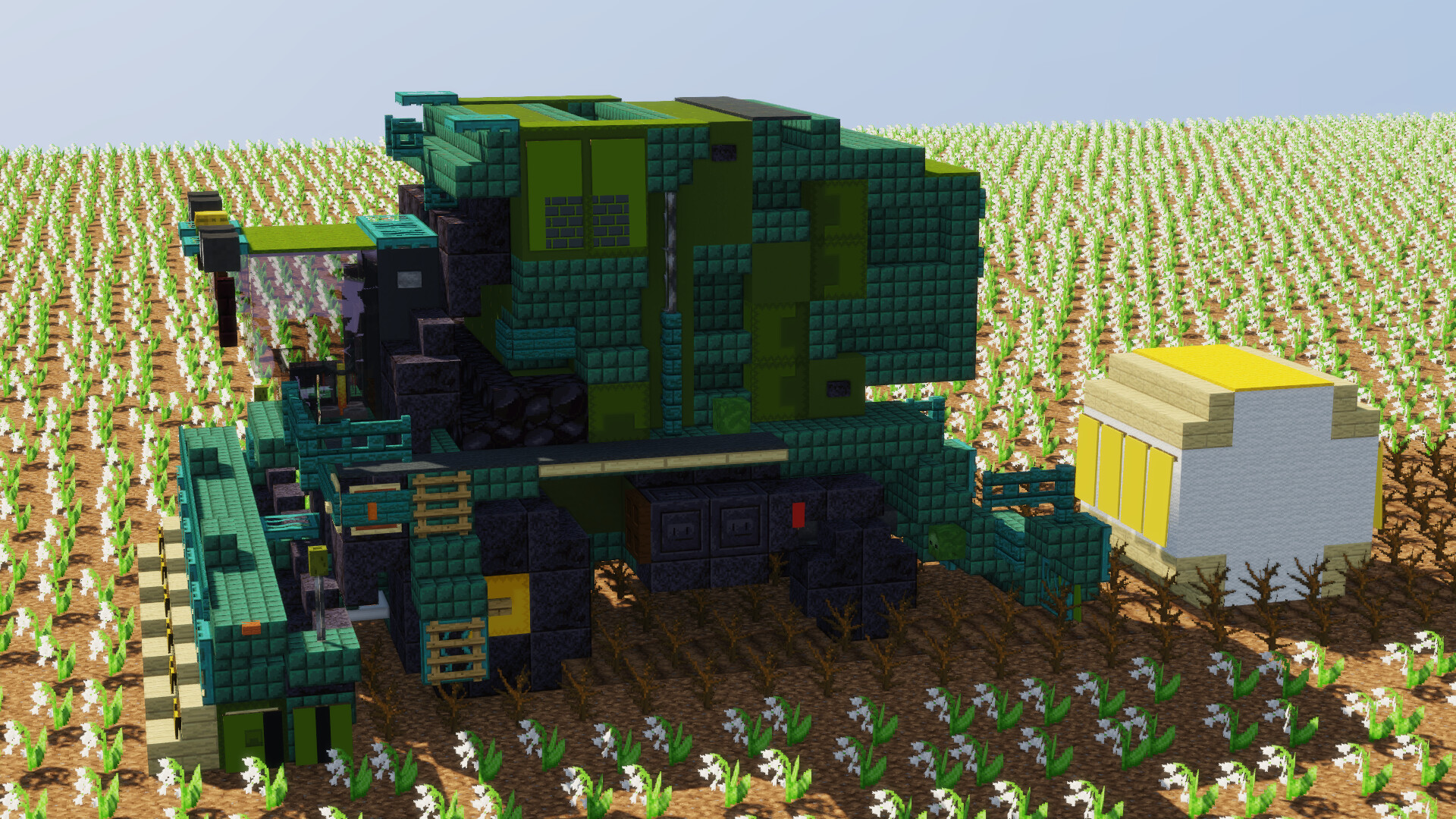 John Deere Cotton Harvester Minecraft Map