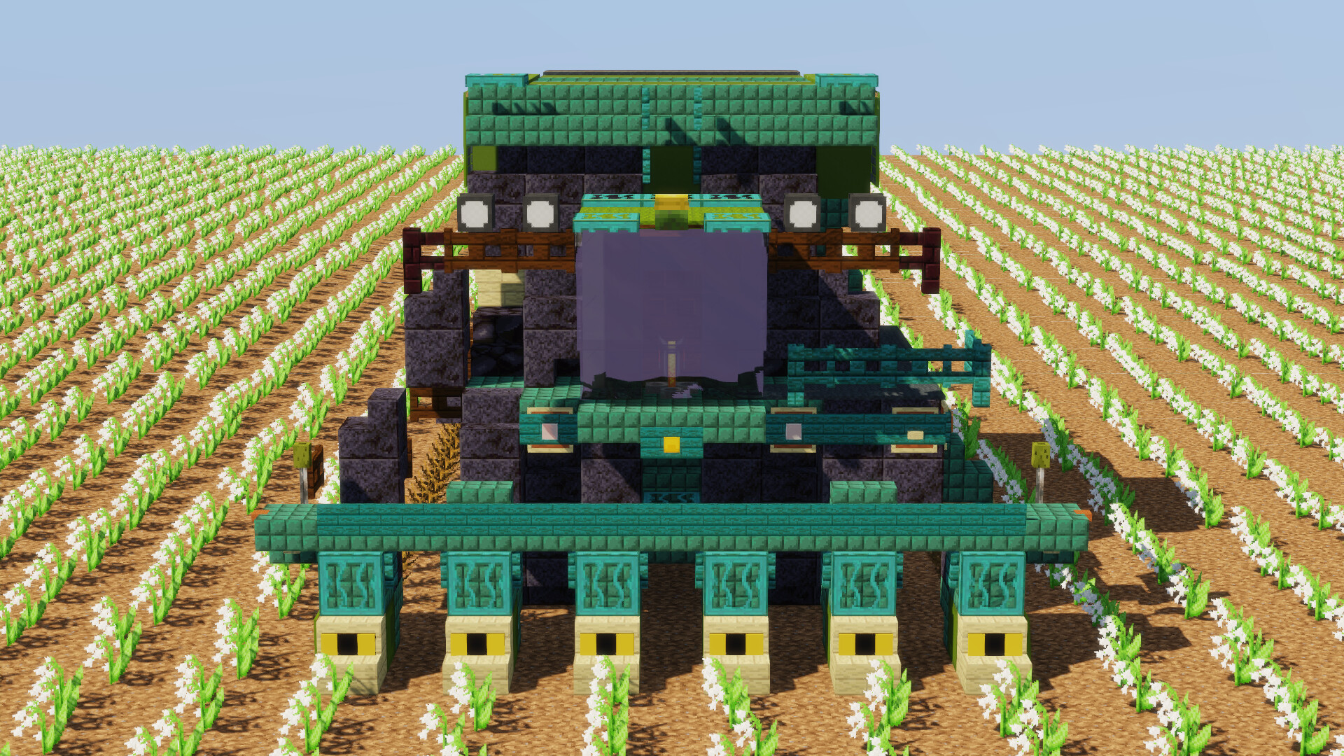 John Deere Cotton Harvester Minecraft Map