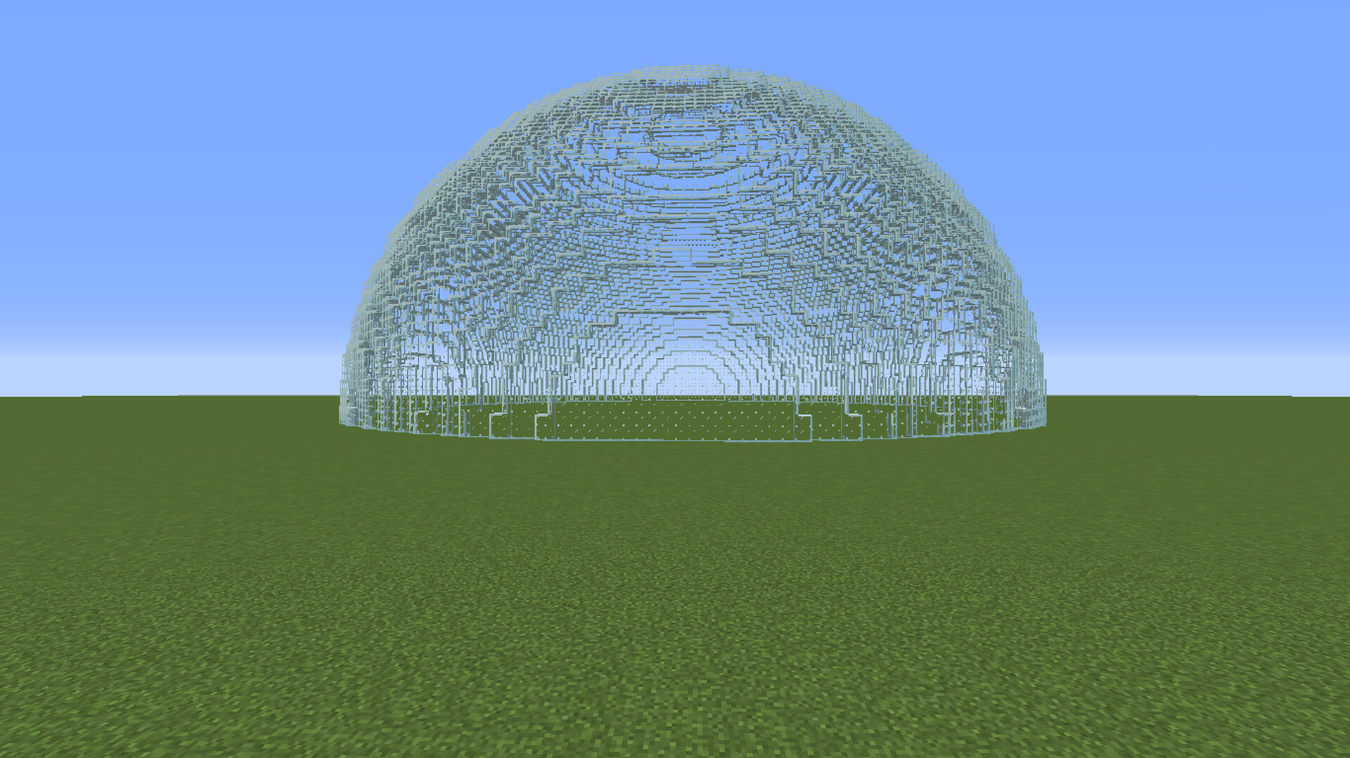 Giant Glass Dome Minecraft Map