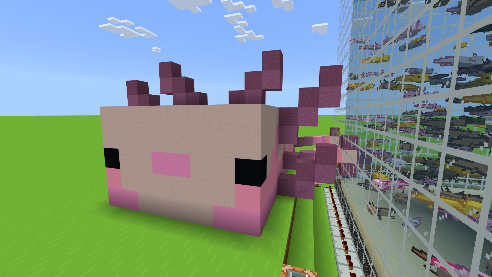 Axolotl Statue Minecraft