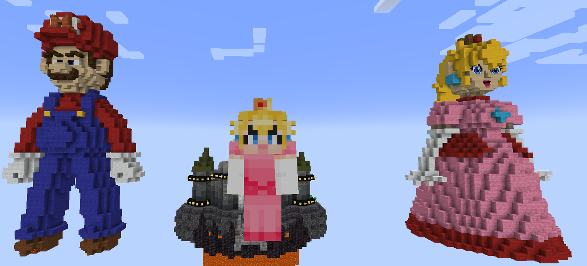 Mario Burning Map Minecraft Map