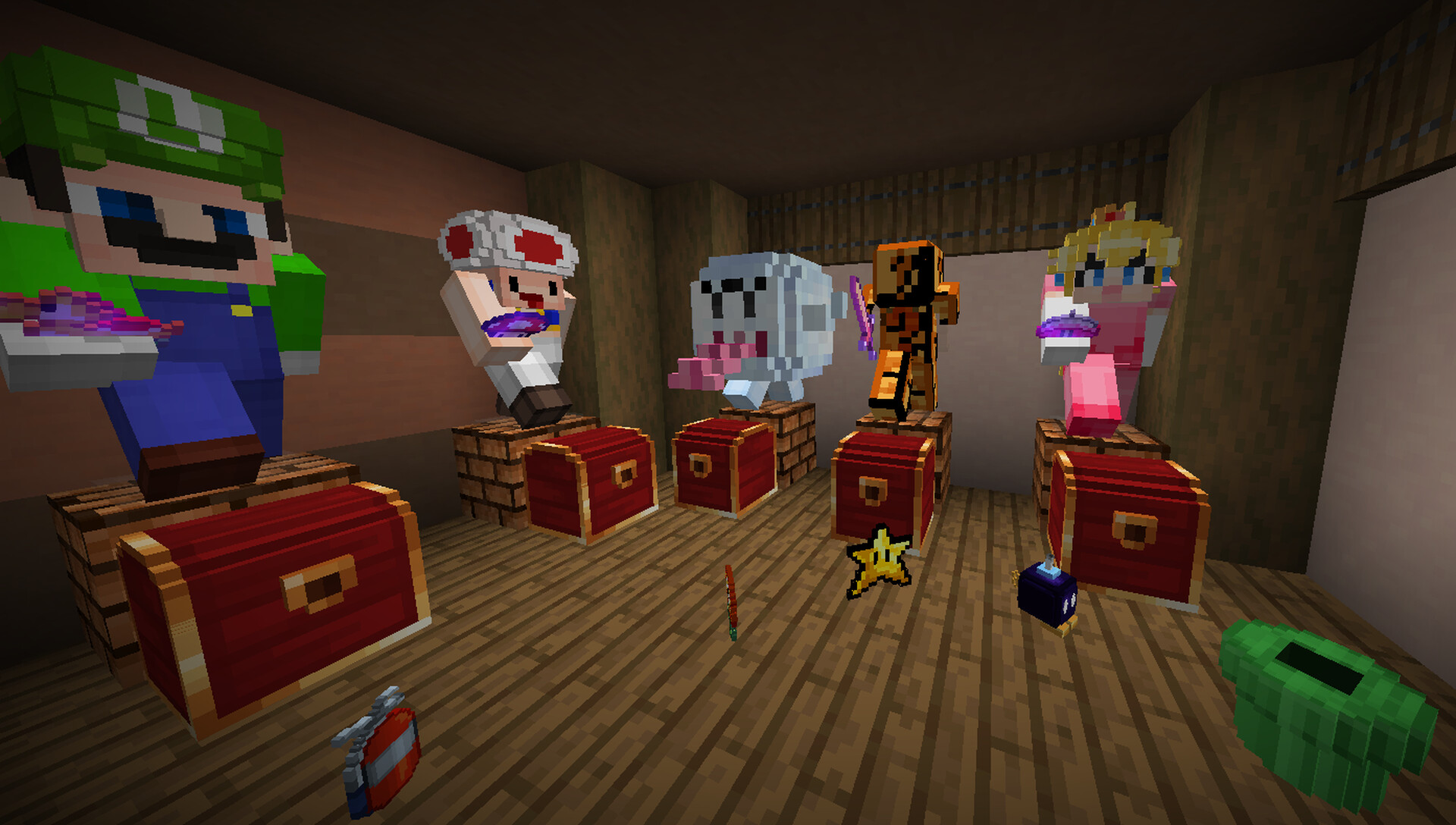 Mario Burning Map Minecraft Map