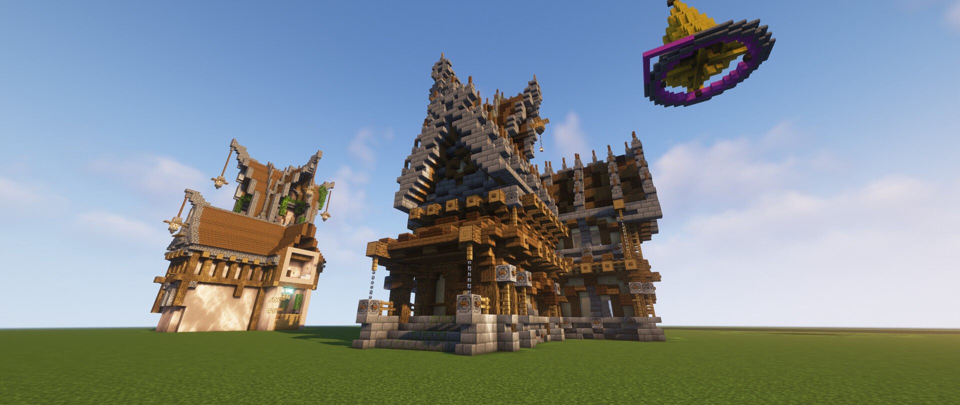 Clock tower rebuild Minecraft Map