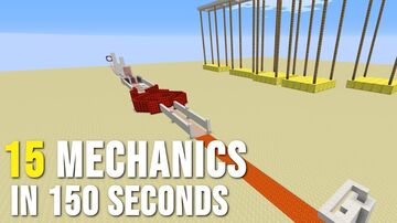 Minecraft: 15 Parkour Mechanics in 150 seconds Minecraft Map & Project