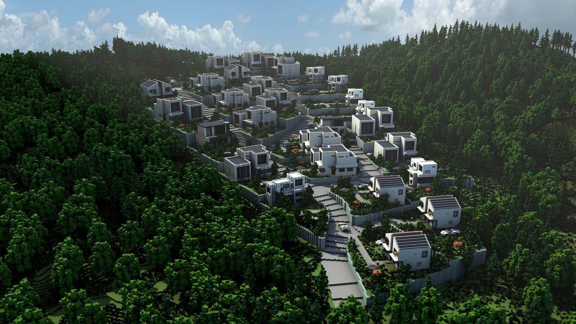 Modern Village Minecraft Map