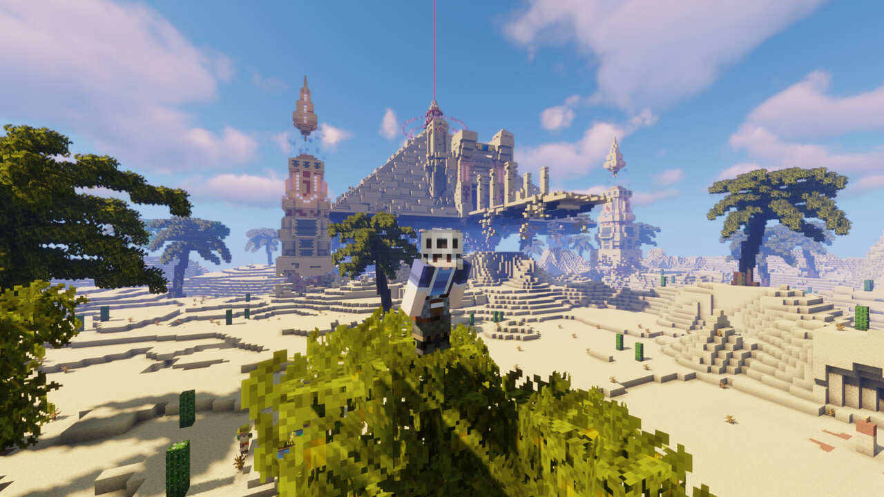 Ultimate Desert Temple Transformation!! Minecraft Map