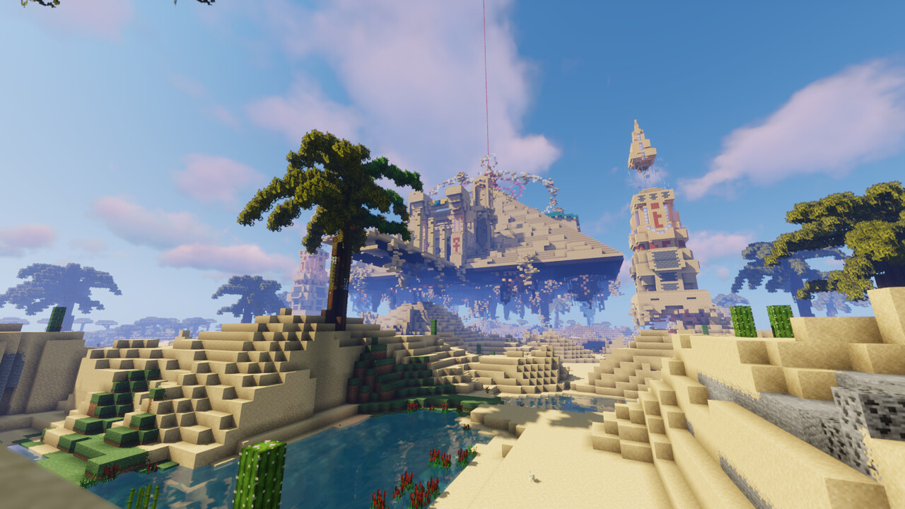 Ultimate Desert Temple Transformation!! Minecraft Map