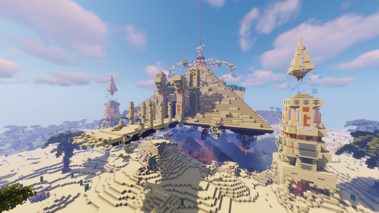 Ultimate Desert Temple Transformation!! Minecraft Map