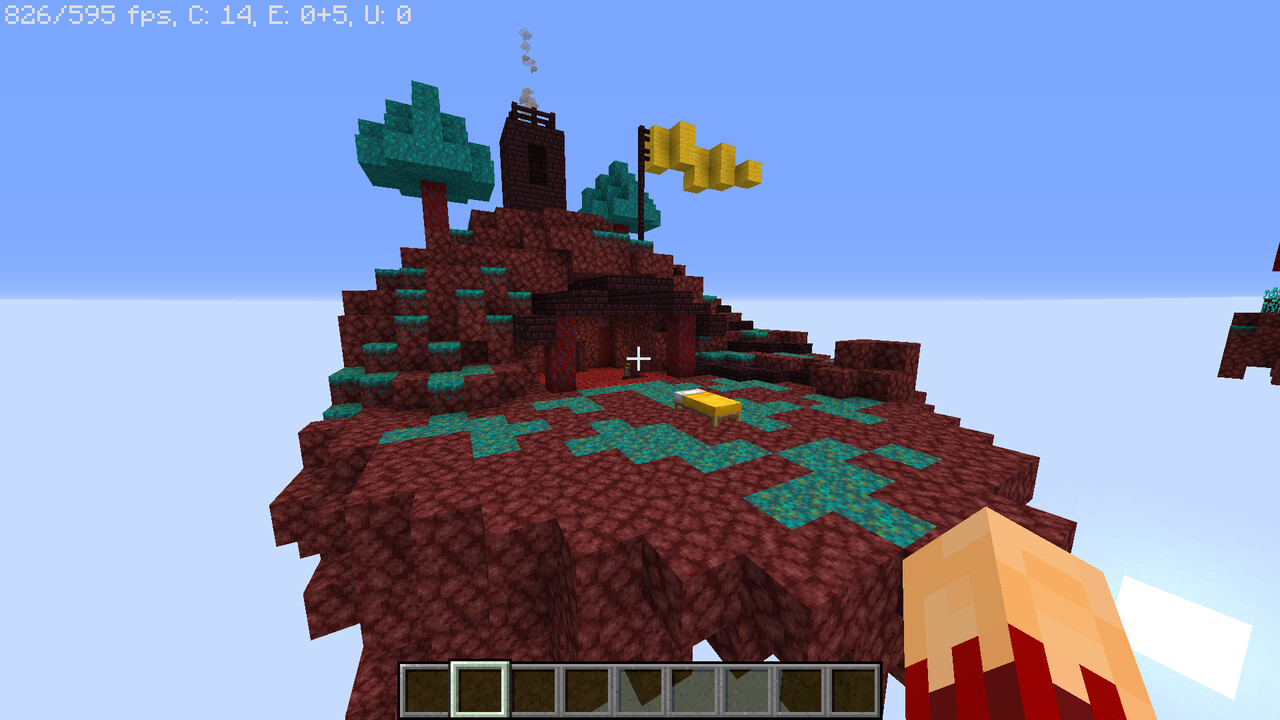 A custom BedWars Map Minecraft Map