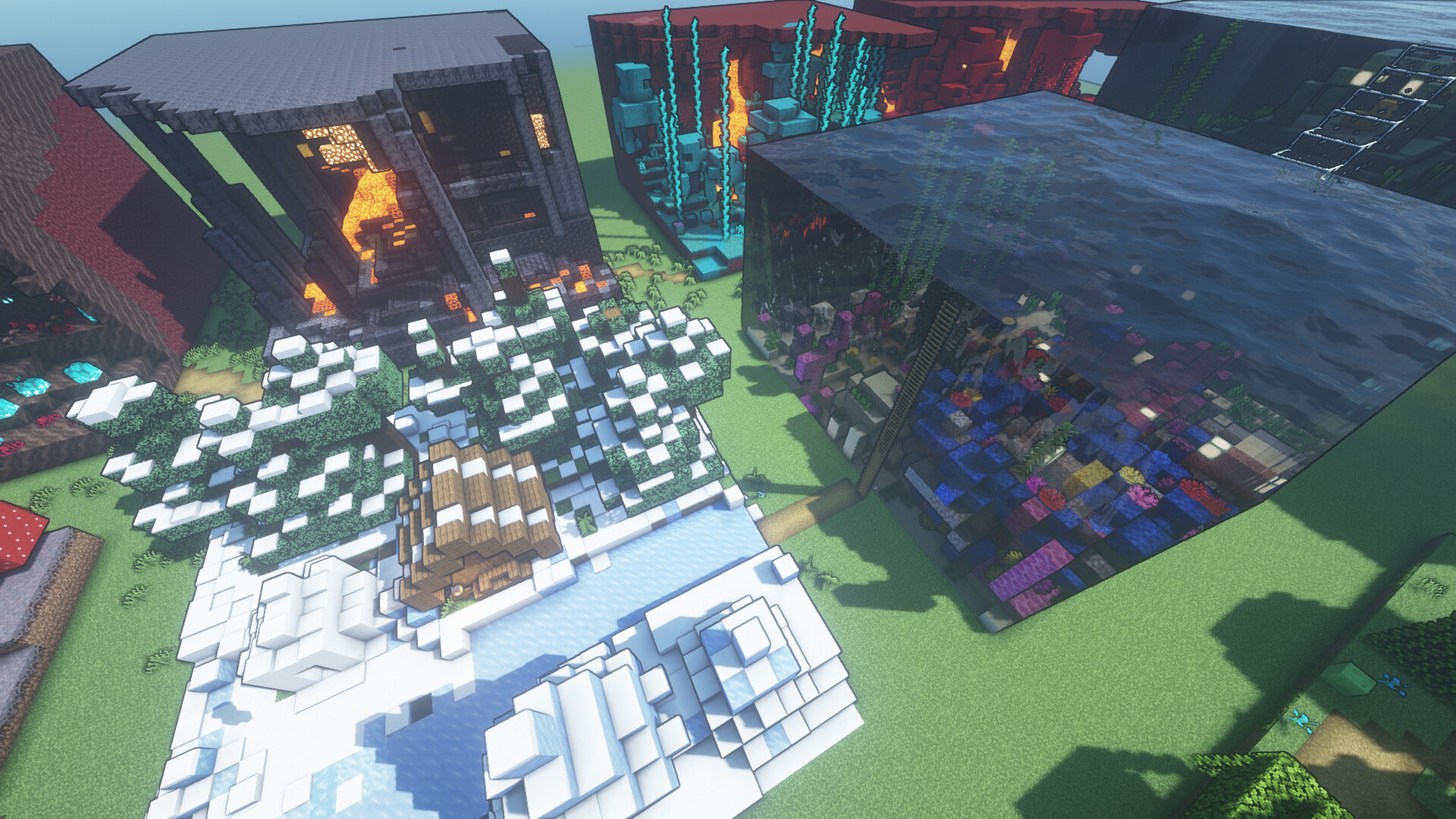 Biome Texture Test Map [Java] and [Bedrock] Minecraft Map