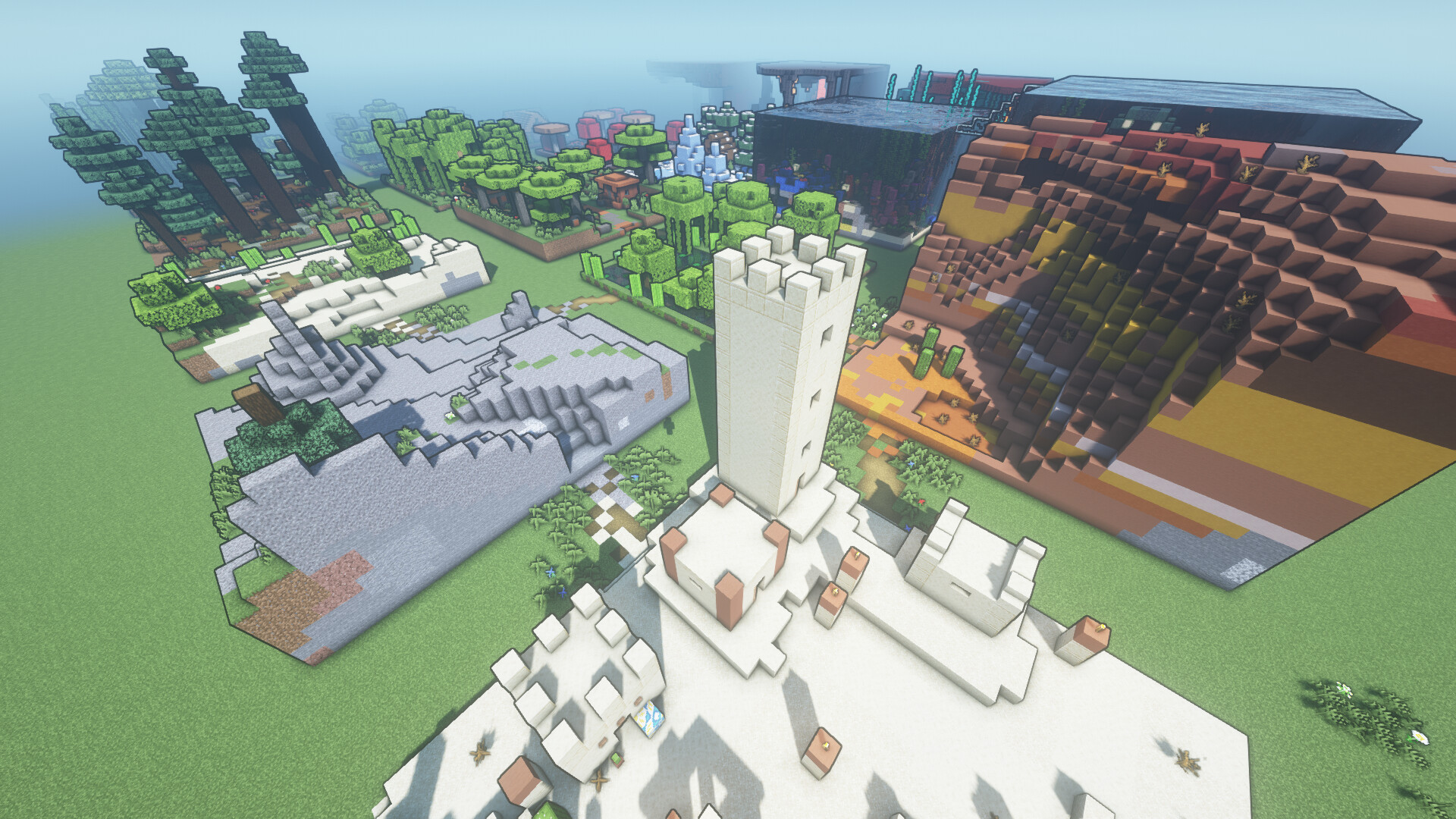 Biome Texture Test Map [Java] and [Bedrock] Minecraft Map