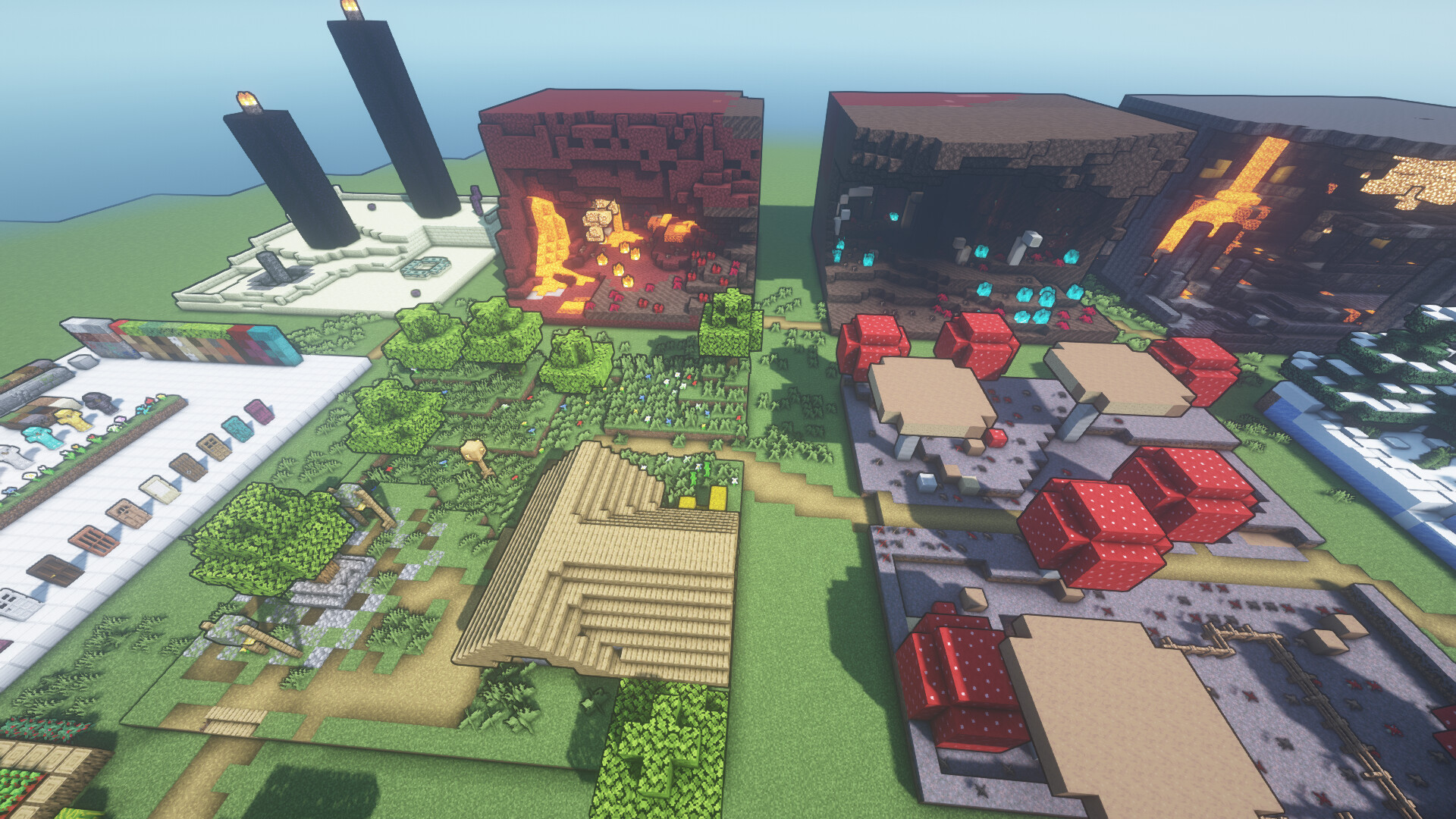 Biome Texture Test Map [Java] and [Bedrock] Minecraft Map