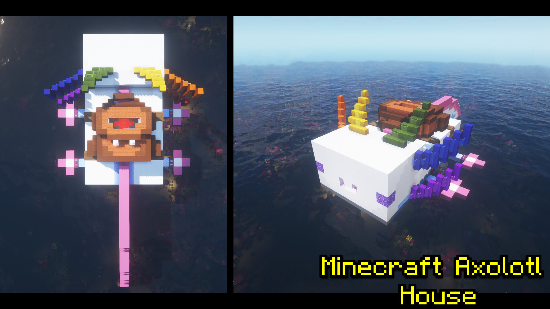 Axolotl House Minecraft Map