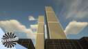 WTC Twin Towers | 1:2 scale + download Minecraft Map & Project