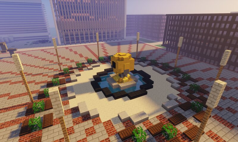 WTC Twin Towers | 1:2 scale + download Minecraft Map